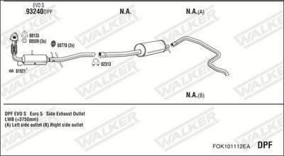 SISTEM DE ESAPAMENT WALKER FOK101112EA