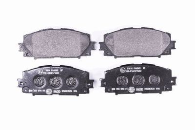 Комплект тормозных колодок, дисковый тормоз 8DB 355 014-311