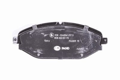 Комплект тормозных колодок, дисковый тормоз 8DB 355 021-921