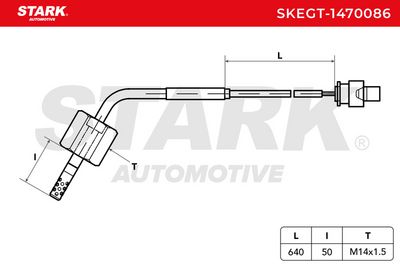 датчик, температура на изгорелите газове STARK SKEGT-1470086