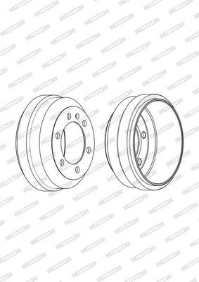 TAMBUR FRANA FERODO FDR329009 3