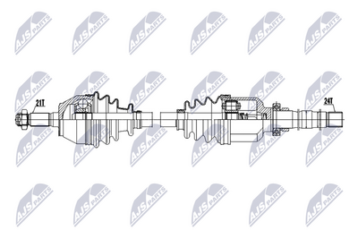 полуоска NTY NPW-PE-142