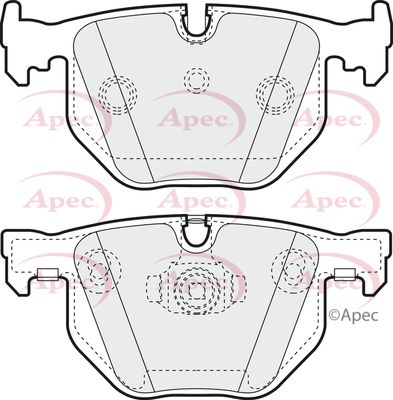 Brake Pad Set APEC PAD1266