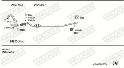 Изпускателна система WALKER CIK020037A