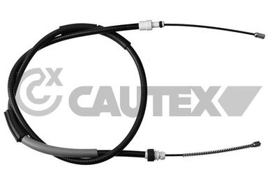 Тросик, cтояночный тормоз CAUTEX 760163 для CITROËN ZX
