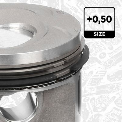 PISTON ET ENGINETEAM PM012350 2