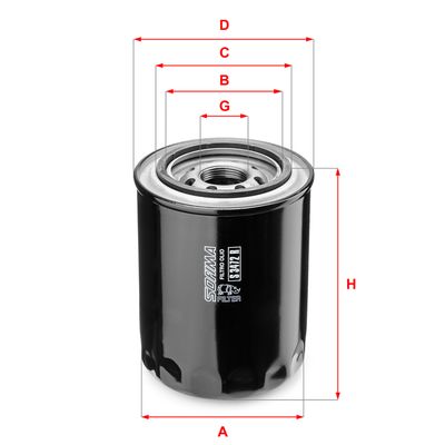 SOFIMA S 3472 R Масляный фильтр  для HYUNDAI H350 (Хендай Х350)