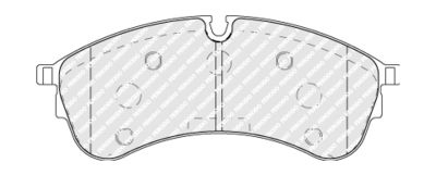 Brake Pad Set, disc brake FVR5105