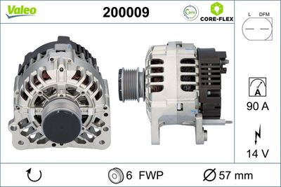 Alternator 200009