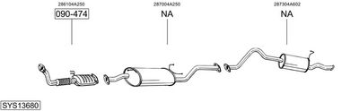 SISTEM DE ESAPAMENT BOSAL SYS13680