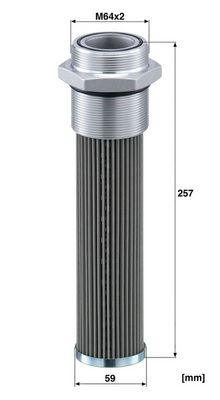 Hydraulisch filter (patroon) past: MERLO 30.9 CLASSIC 2, TF 30.9 G, TF 33.7-115, TF 33.9 CS-115