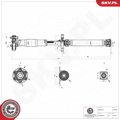 полуоска ESEN SKV 76SKV062
