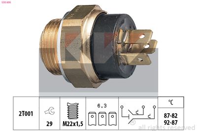 COMUTATOR TEMPERATURA VENTILATOR RADIATOR