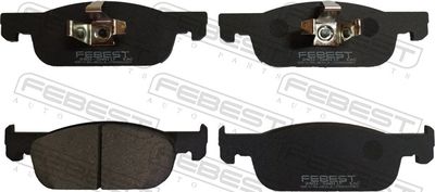Комплект тормозных колодок, дисковый тормоз FEBEST 2401-SANIIF для RENAULT LOGAN/STEPWAY