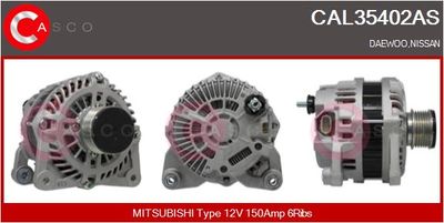 Генератор CASCO CAL35402AS для NISSAN NOTE