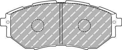 комплект спирачно феродо, дискови спирачки FERODO RACING FCP1984H