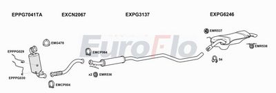 Układ wydechowy EUROFLO PG5008163005