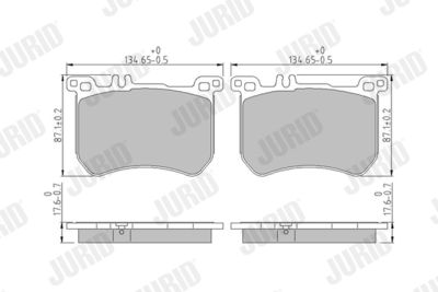 Brake Pad Set, disc brake 573797J