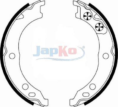 комплект спирачна челюст JAPKO