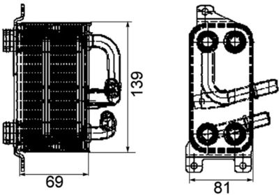 RADIATOR ULEI ULEI MOTOR MAHLE CLC66000P 1