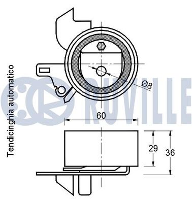 ROLA INTINZATOR CUREA DISTRIBUTIE RUVILLE 541179 1