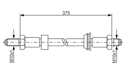 BOSCH Bremsschlauch