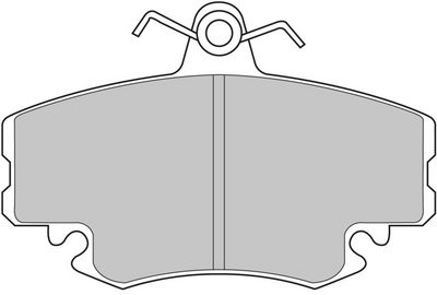 BREMSBELAGSATZ SCHEIBENBREMSE