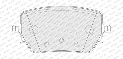 BREMSBELAGSATZ SCHEIBENBREMSE FERODO FDB5184 1