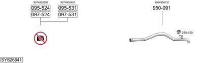 Układ wydechowy BOSAL SYS26641