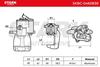 спирачен апарат STARK SKBC-0460838