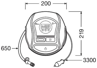 Kompresor Osram TYREinflate Connect 650, OTIC650