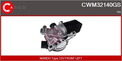 Двигатель стеклоочистителя CASCO CWM32140GS для KIA SORENTO