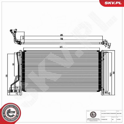 CONDENSATOR CLIMATIZARE ESEN SKV 86SKV486 4