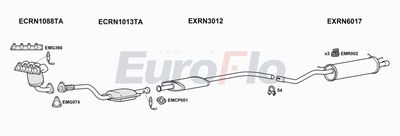 Układ wydechowy EUROFLO RNMEG205008B