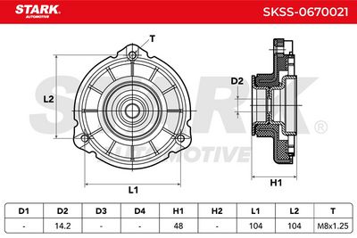 тампон на макферсън STARK SKSS-0670021