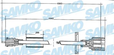Linka tachografu SAMKO C0053SP