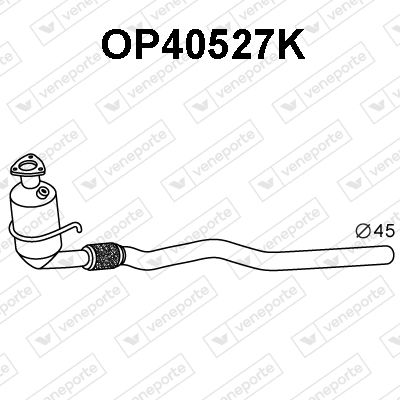 VENEPORTE OP40527K Катализатор 