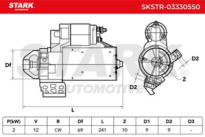 стартер STARK SKSTR-03330550