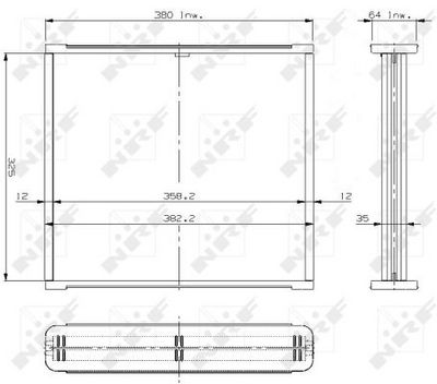 RETEA RADIATOR RACIRE MOTOR NRF 17500 1