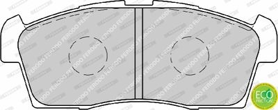 Bromsbeläggssats, skivbroms FERODO FDB1812