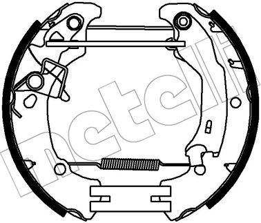 Комплект тормозных колодок METELLI 51-0334 для DAIHATSU HIJET