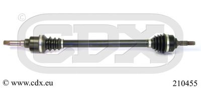 CDX 210455 Полуось в сборе для PEUGEOT 1007 (Пежо 1007)