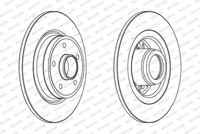 DISC FRANA FERODO DDF1364