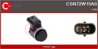 SENSOR AJUTOR PARCARE CASCO CSN72W15AS