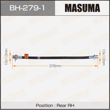 Тормозной шланг MASUMA BH-279-1 для TOYOTA VISTA