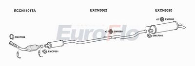 Układ wydechowy EUROFLO CNC5203001B