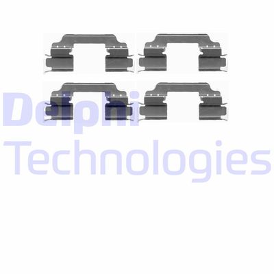 Комплектующие, колодки дискового тормоза DELPHI LX0425 для MERCEDES-BENZ AMG