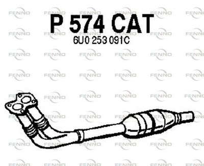 Катализатор FENNO P574CAT для SKODA FELICIA