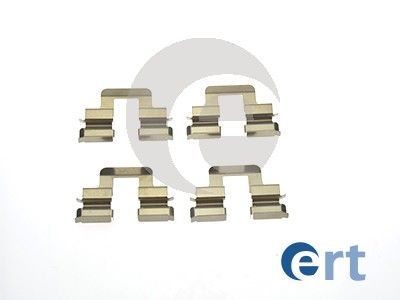 Комплектующие, колодки дискового тормоза ERT 420047 для AUDI A4