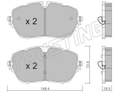 SET PLACUTE FRANA FRANA DISC TRUSTING 11050